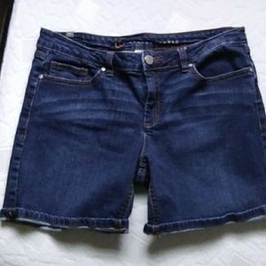 L.C. dark denim shorts